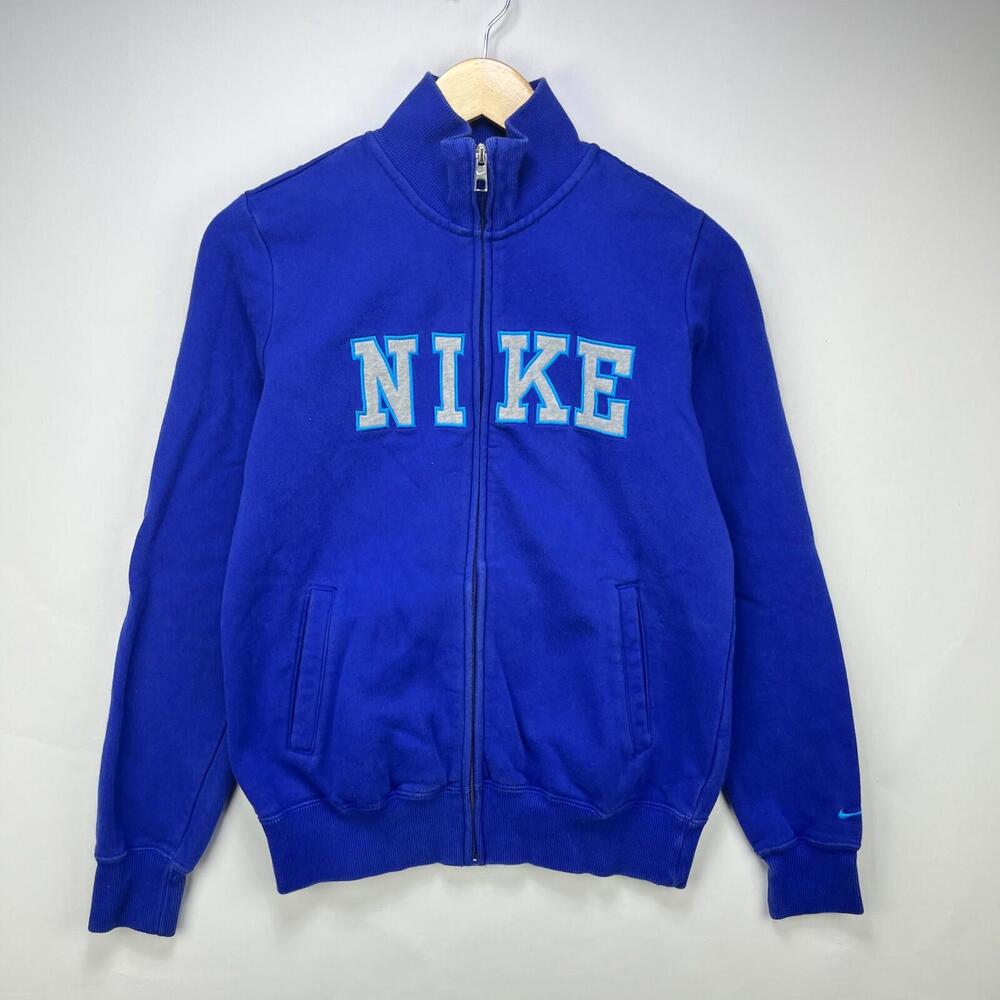Vintage Y2K Nike Track Zip Up Jacket Swoosh Womens Medium